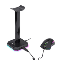 Headset Stand Gaming Redragon Scepter Pro HA300 RGB - King Tech