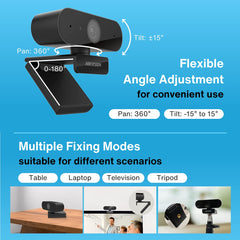 Hikvision DS-U02 1080p Full HD Webcam with Built-in Mic