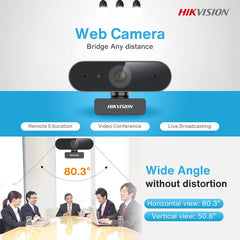 Hikvision DS-U02 1080p Full HD Webcam with Built-in Mic