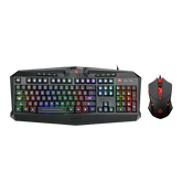 Keyboard and Mouse Combo Gaming Redragon S101 Vajra & Centrophorus - King Tech