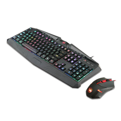 Keyboard and Mouse Combo Gaming Redragon S101 Vajra & Centrophorus - King Tech
