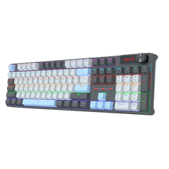 Keyboard Gaming Mechanical Redragon Adaro K718 Wired Rainbow Hot-Swappable Knob (Red Switch) - King Tech