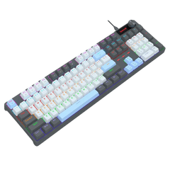 Keyboard Gaming Mechanical Redragon Adaro K718 Wired Rainbow Hot-Swappable Knob (Red Switch) - King Tech