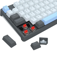 Keyboard Gaming Mechanical Redragon Adaro K718 Wired Rainbow Hot-Swappable Knob (Red Switch) - King Tech