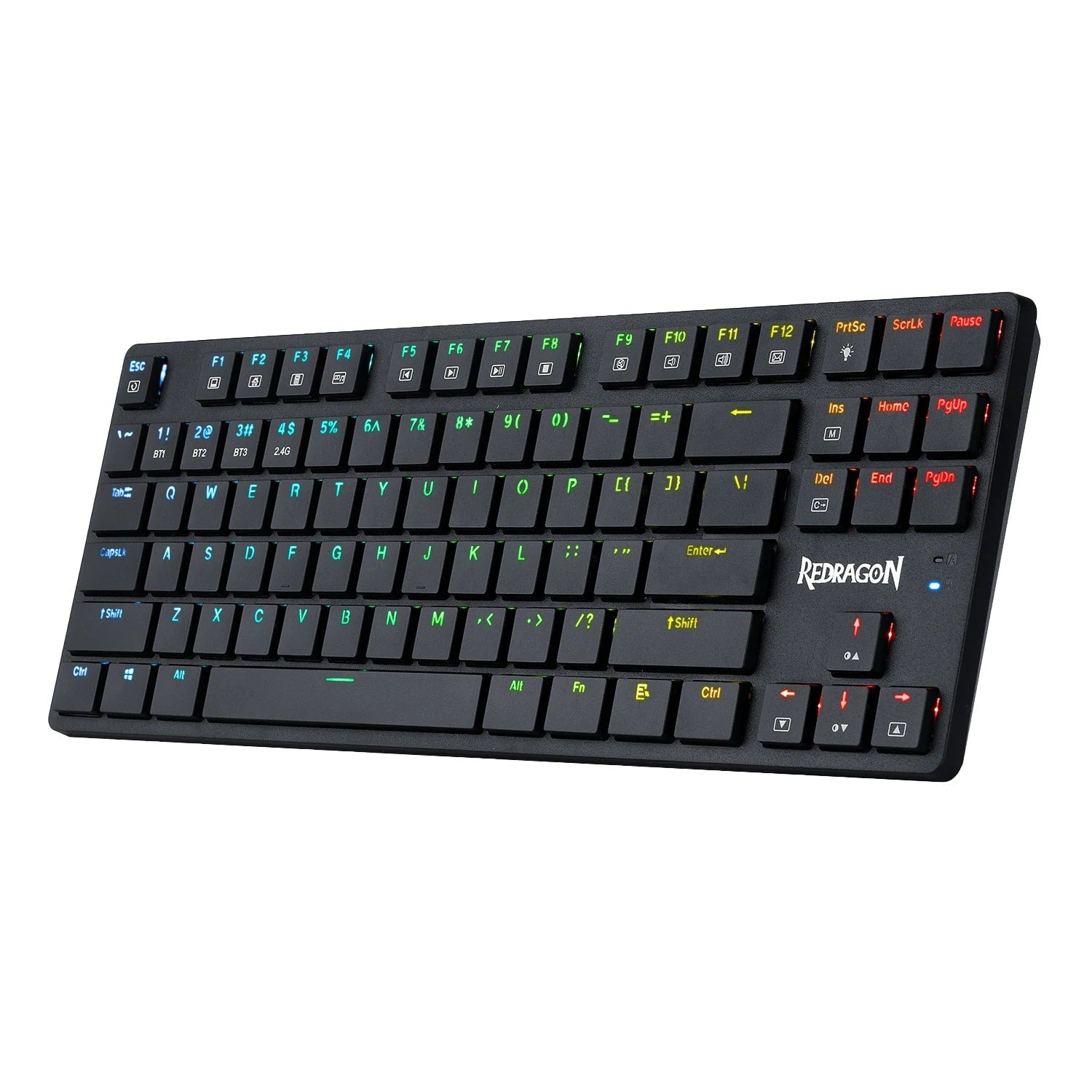 Keyboard Gaming Mechanical Redragon Anubis K539 TKL Wireless RGB Low Profile (Brown Switch, Black) - King Tech