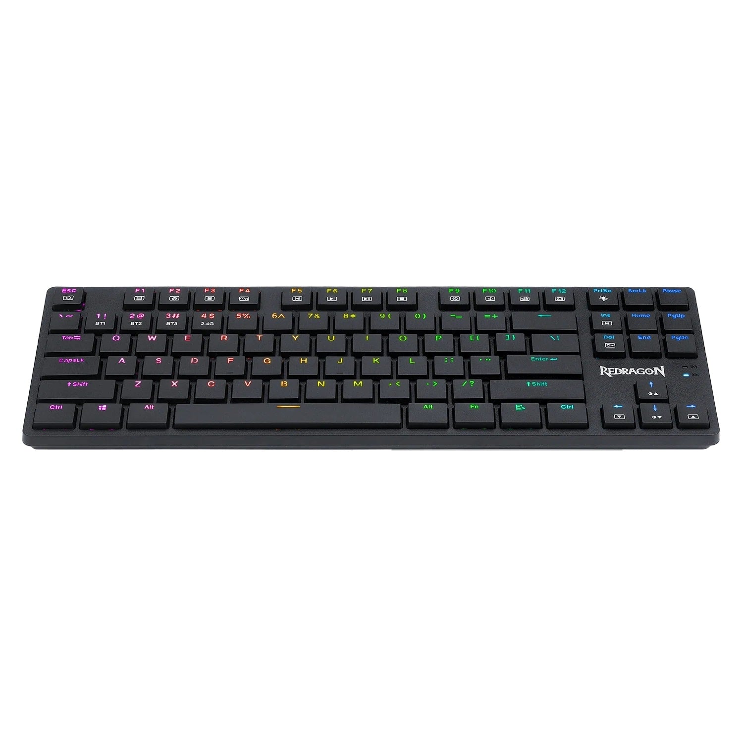Keyboard Gaming Mechanical Redragon Anubis K539 TKL Wireless RGB Low Profile (Brown Switch, Black) - King Tech