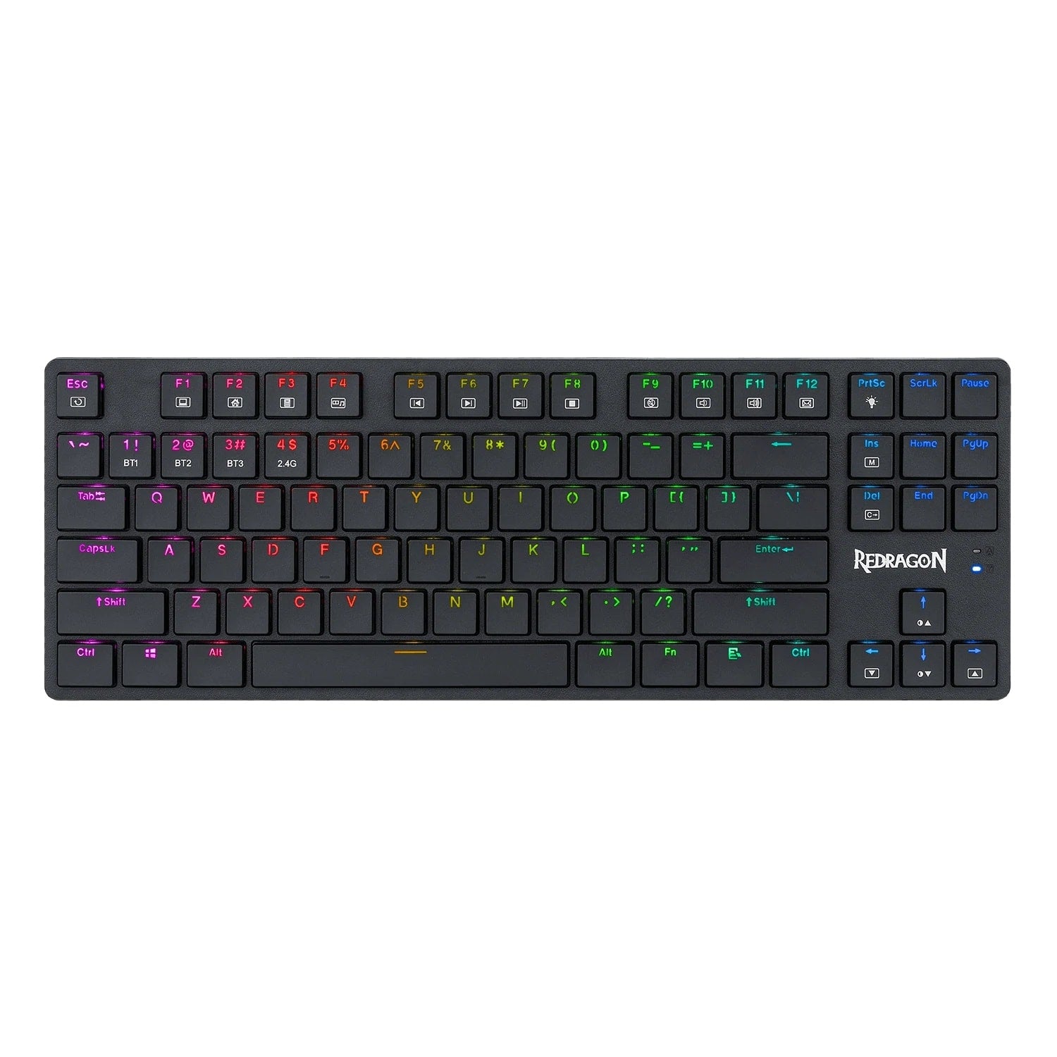 Keyboard Gaming Mechanical Redragon Anubis K539 TKL Wireless RGB Low Profile (Brown Switch, Black) - King Tech