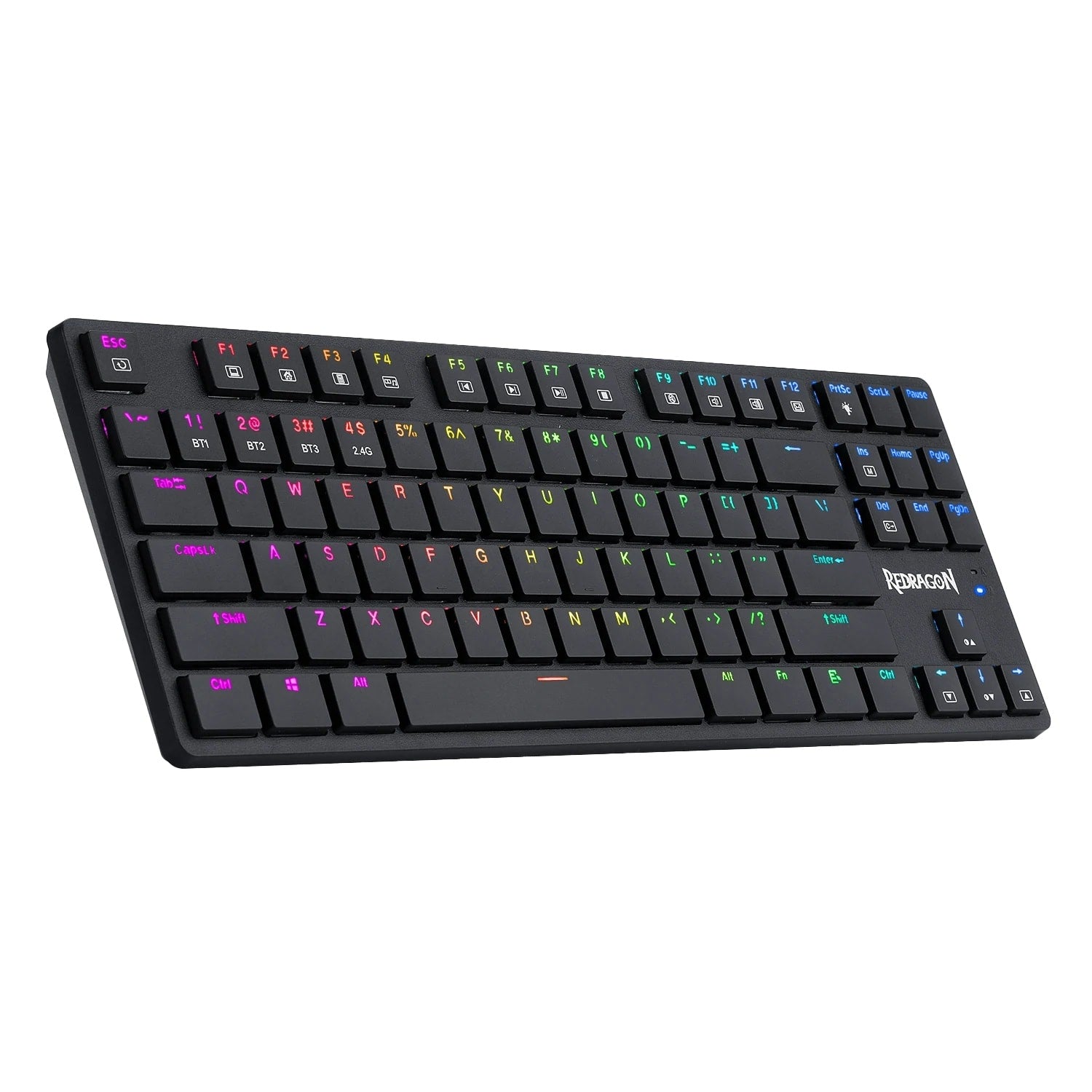 Keyboard Gaming Mechanical Redragon Anubis K539 TKL Wireless RGB Low Profile (Brown Switch, Black) - King Tech