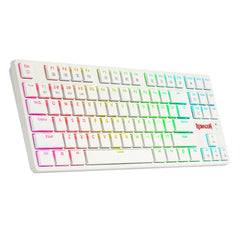 Keyboard Gaming Mechanical Redragon Anubis K539 TKL Wireless RGB Low Profile (Brown Switch, White) - King Tech