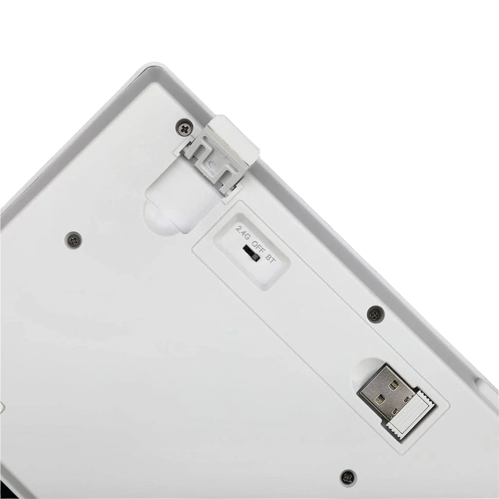 Keyboard Gaming Mechanical Redragon Anubis K539 TKL Wireless RGB Low Profile (Brown Switch, White) - King Tech