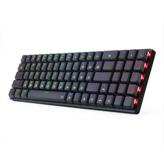 Keyboard Gaming Mechanical Redragon Ashe K626P-KB 78-Key Low-Profile (Blue Switch) - King Tech