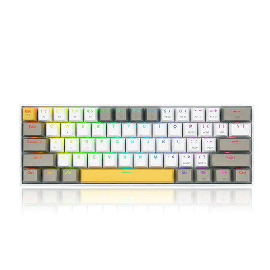 Keyboard Gaming Mechanical Redragon Draconic K530 Pro 60% RGB Wireless (Brown Switch) - King Tech