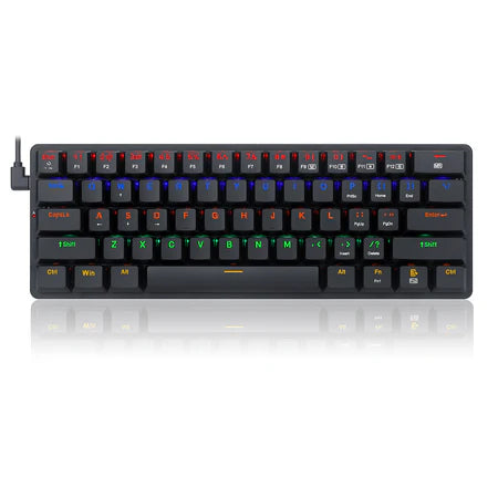 Keyboard Gaming Mechanical Redragon Elise Pro K615P-KBS RGB Wireless Low Profile (Blue Switch) - King Tech