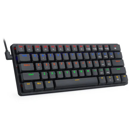 Keyboard Gaming Mechanical Redragon Elise Pro K615P-KBS RGB Wireless Low Profile (Blue Switch) - King Tech