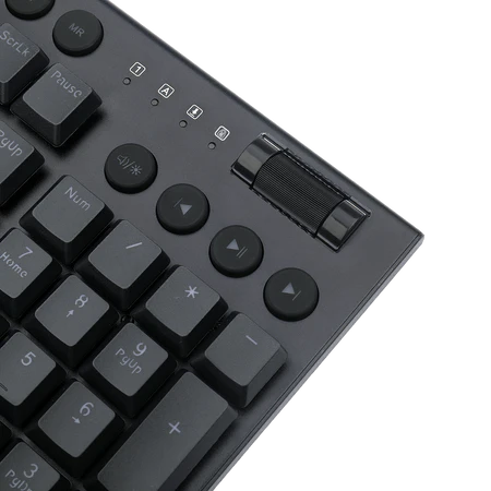 Keyboard Gaming Mechanical Redragon Horus K619 RGB Ultra-Thin Low Profile (Red Switch) - King Tech