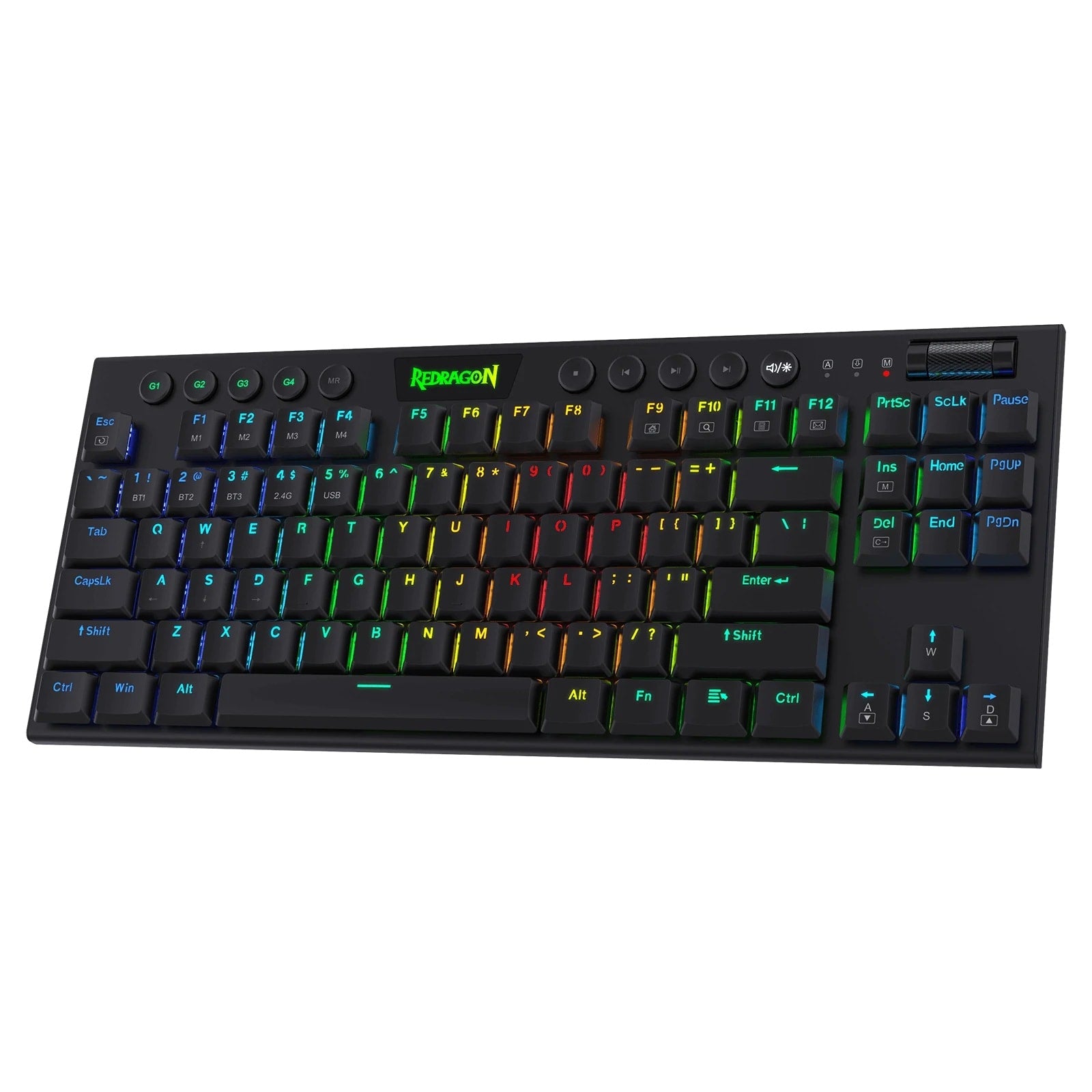 Keyboard Gaming Mechanical Redragon Horus K621 TKL Wireless RGB Low Profile (Red Switch) - King Tech