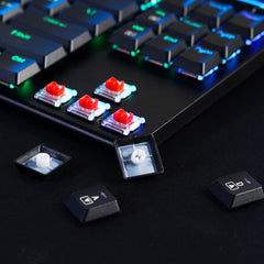 Keyboard Gaming Mechanical Redragon Horus K621 TKL Wireless RGB Low Profile (Red Switch) - King Tech