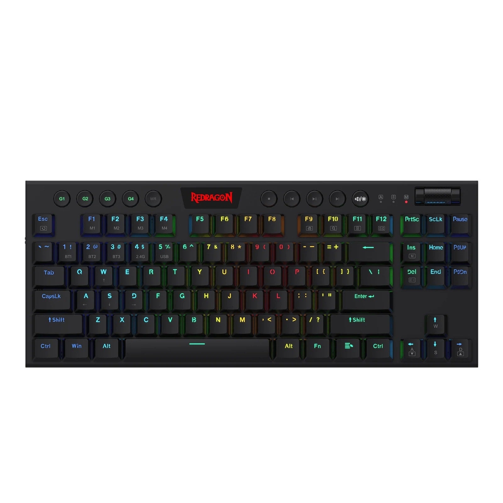 Keyboard Gaming Mechanical Redragon Horus K621 TKL Wireless RGB Low Profile (Red Switch) - King Tech