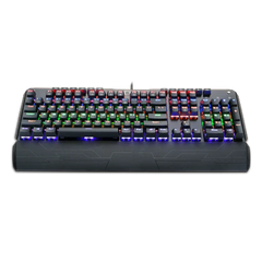 Keyboard Gaming Mechanical Redragon Indrah K555-R Rainbow RGB Full Size Macro (Blue Switch) - King Tech