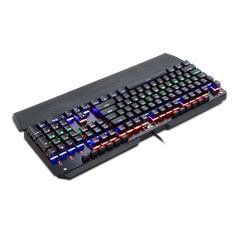 Keyboard Gaming Mechanical Redragon Indrah K555-R Rainbow RGB Full Size Macro (Blue Switch) - King Tech