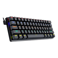 Keyboard Gaming Mechanical Redragon Jax K613 61-Key Rainbow Wired (Blue Switch) - King Tech