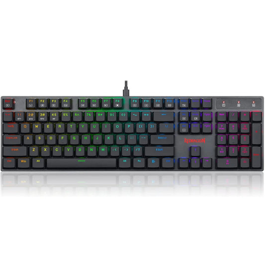 Keyboard Gaming Mechanical Redragon K535 RGB Low Profile Macro (Blue Switch) - King Tech