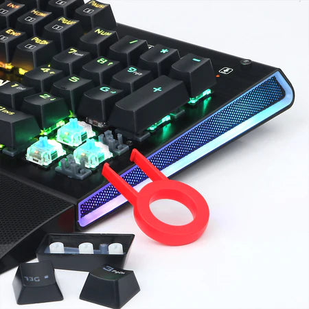 Keyboard Gaming Mechanical Redragon K569 RGB Full-Size Wrist Rest (Blue Switch) - King Tech