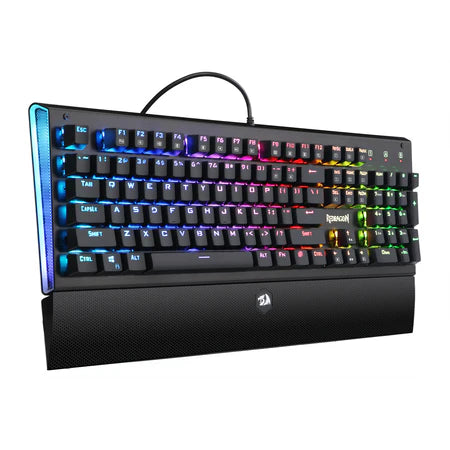 Keyboard Gaming Mechanical Redragon K569 RGB Full-Size Wrist Rest (Brown Switch) - King Tech