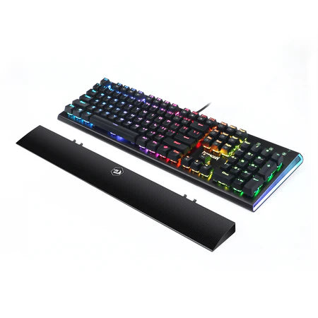 Keyboard Gaming Mechanical Redragon K569 RGB Full-Size Wrist Rest (Brown Switch) - King Tech