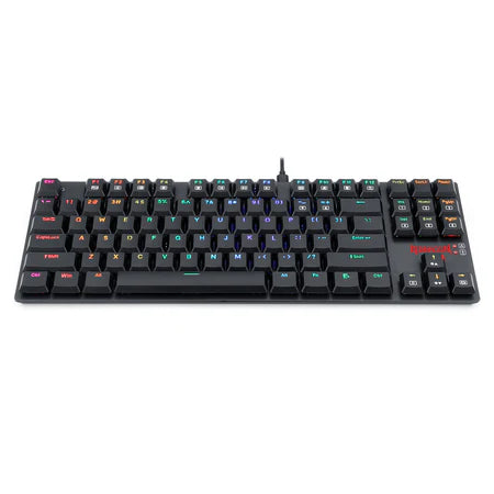 Keyboard Gaming Mechanical Redragon K607 TKL Low Profile RGB Wired (Blue Switch) - King Tech
