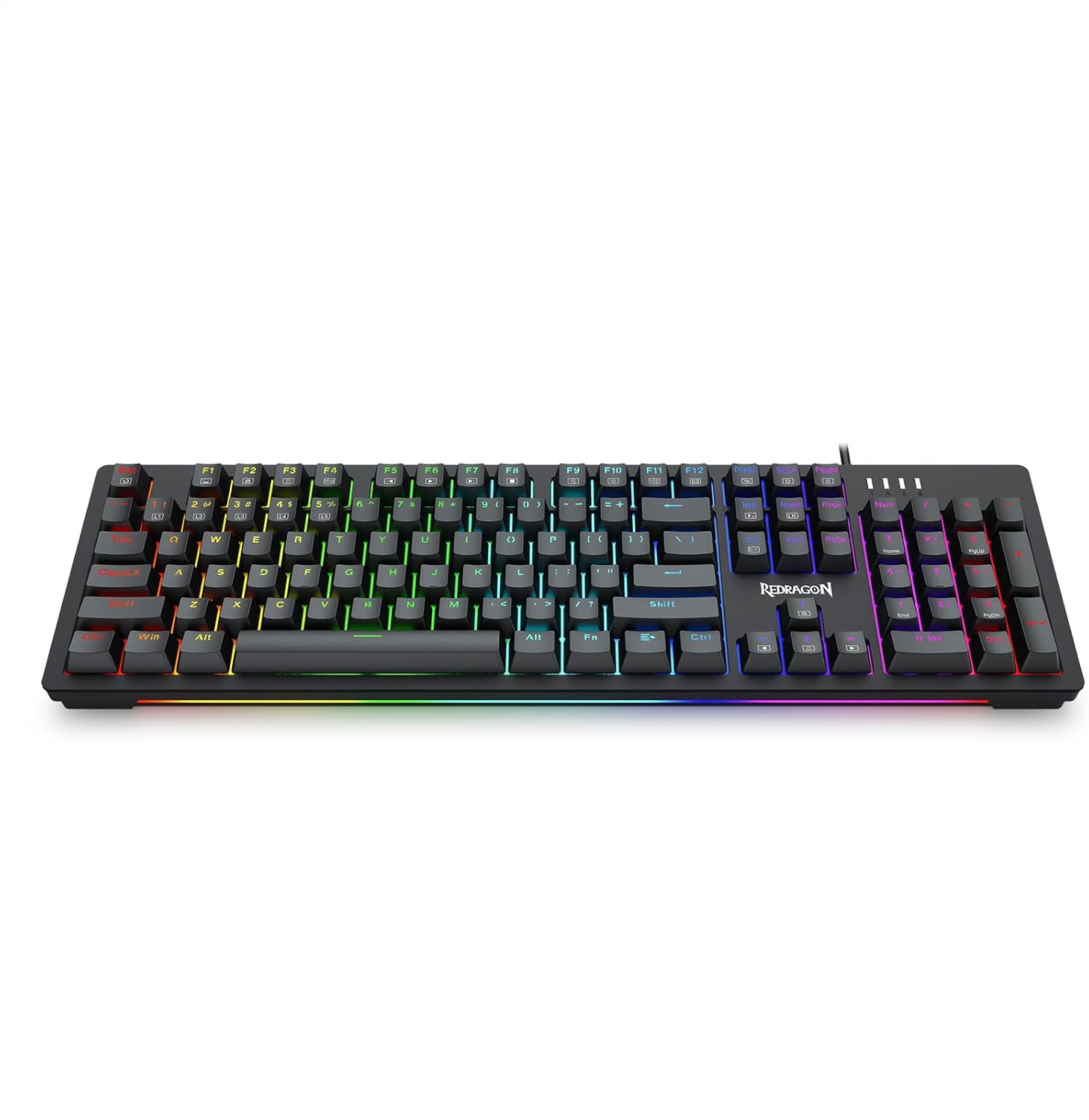 Keyboard Gaming Mechanical Redragon K679 RGB Wired (Blue Switch) - King Tech