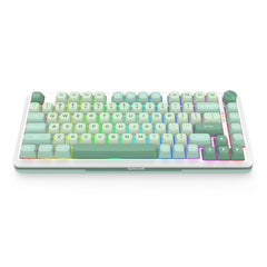 Keyboard Gaming Mechanical Redragon K681 ACG 75% RGB Wireless Gasket Hot-Swappable Knob - King Tech