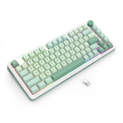 Keyboard Gaming Mechanical Redragon K681 ACG 75% RGB Wireless Gasket Hot-Swappable Knob - King Tech