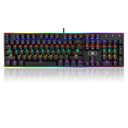 Keyboard Gaming Mechanical Redragon Kali K577R Rainbow (Red Switch) - King Tech