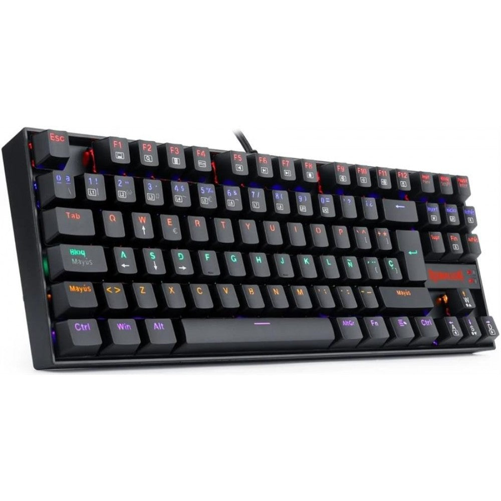 Keyboard Gaming Mechanical Redragon Kumara Elite K552 TKL Rainbow RGB (Black Switch) - King Tech