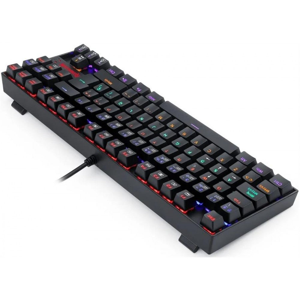 Keyboard Gaming Mechanical Redragon Kumara Elite K552 TKL Rainbow RGB (Black Switch) - King Tech