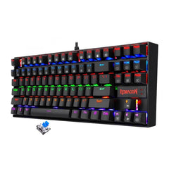 Keyboard Gaming Mechanical Redragon Kumara Elite K552E TKL Rainbow RGB (Blue Switch) - King Tech