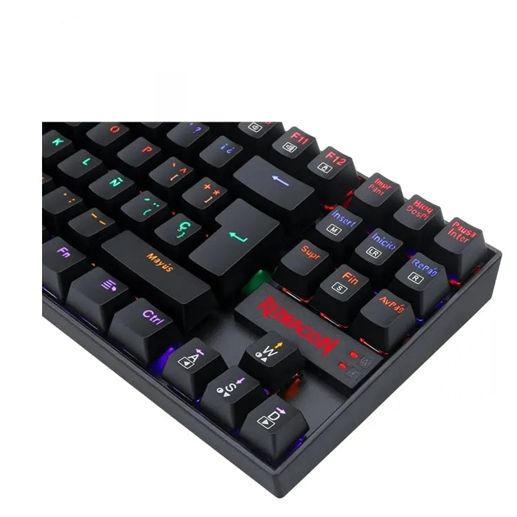 Keyboard Gaming Mechanical Redragon Kumara Elite K552E TKL Rainbow RGB (Blue Switch) - King Tech