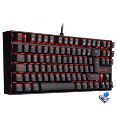 Keyboard Gaming Mechanical Redragon Kumara K552-KB TKL Rainbow RGB (Blue Switch) - King Tech