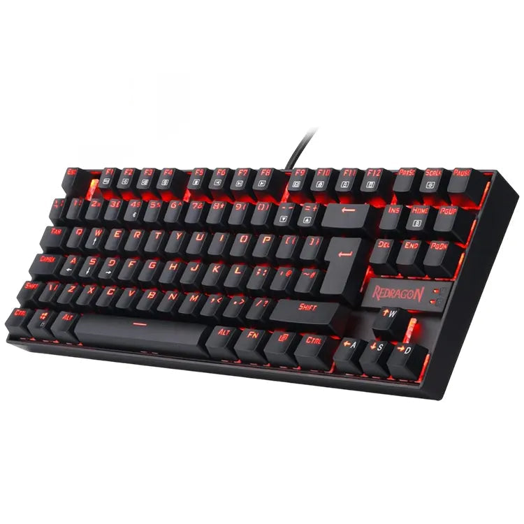 Keyboard Gaming Mechanical Redragon Kumara K552-KB TKL Rainbow RGB (Blue Switch) - King Tech