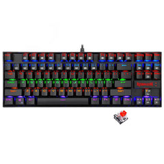 Keyboard Gaming Mechanical Redragon Kumara K552-KR TKL Rainbow RGB (Red Switch) - King Tech