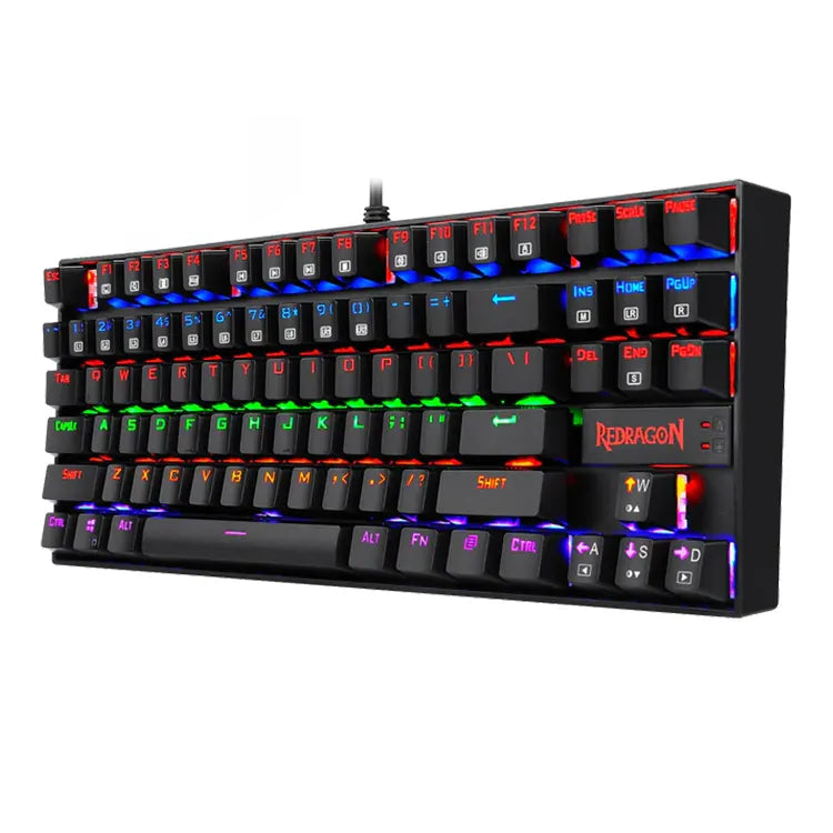 Keyboard Gaming Mechanical Redragon Kumara K552-KR TKL Rainbow RGB (Red Switch) - King Tech