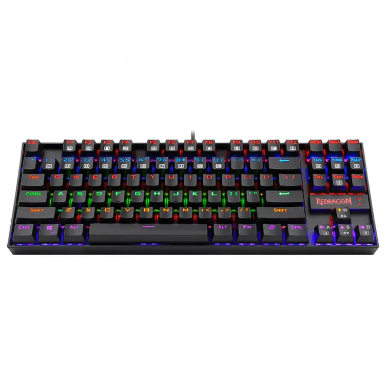 Keyboard Gaming Mechanical Redragon Kumara K552-KR TKL Rainbow RGB (Red Switch) - King Tech