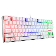 Keyboard Gaming Mechanical Redragon Kumara K552 RGB White TKL (Blue Switch) - King Tech
