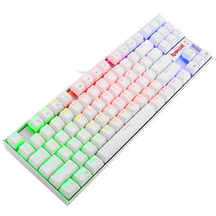 Keyboard Gaming Mechanical Redragon Kumara K552 RGB White TKL (Blue Switch) - King Tech
