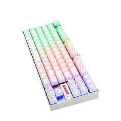 Keyboard Gaming Mechanical Redragon Kumara K552 RGB White TKL (Blue Switch) - King Tech