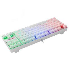 Keyboard Gaming Mechanical Redragon Kumara K552 RGB White TKL (Blue Switch) - King Tech