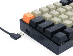 Keyboard Gaming Mechanical Redragon Lakshmi K606 60% White LED (Blue Switch, O/G/B) - King Tech