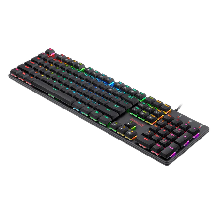 Keyboard Gaming Mechanical Redragon Shrapnel K589 RGB Low Profile (Red Switch) - King Tech