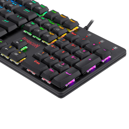 Keyboard Gaming Mechanical Redragon Shrapnel K589 RGB Low Profile (Red Switch) - King Tech